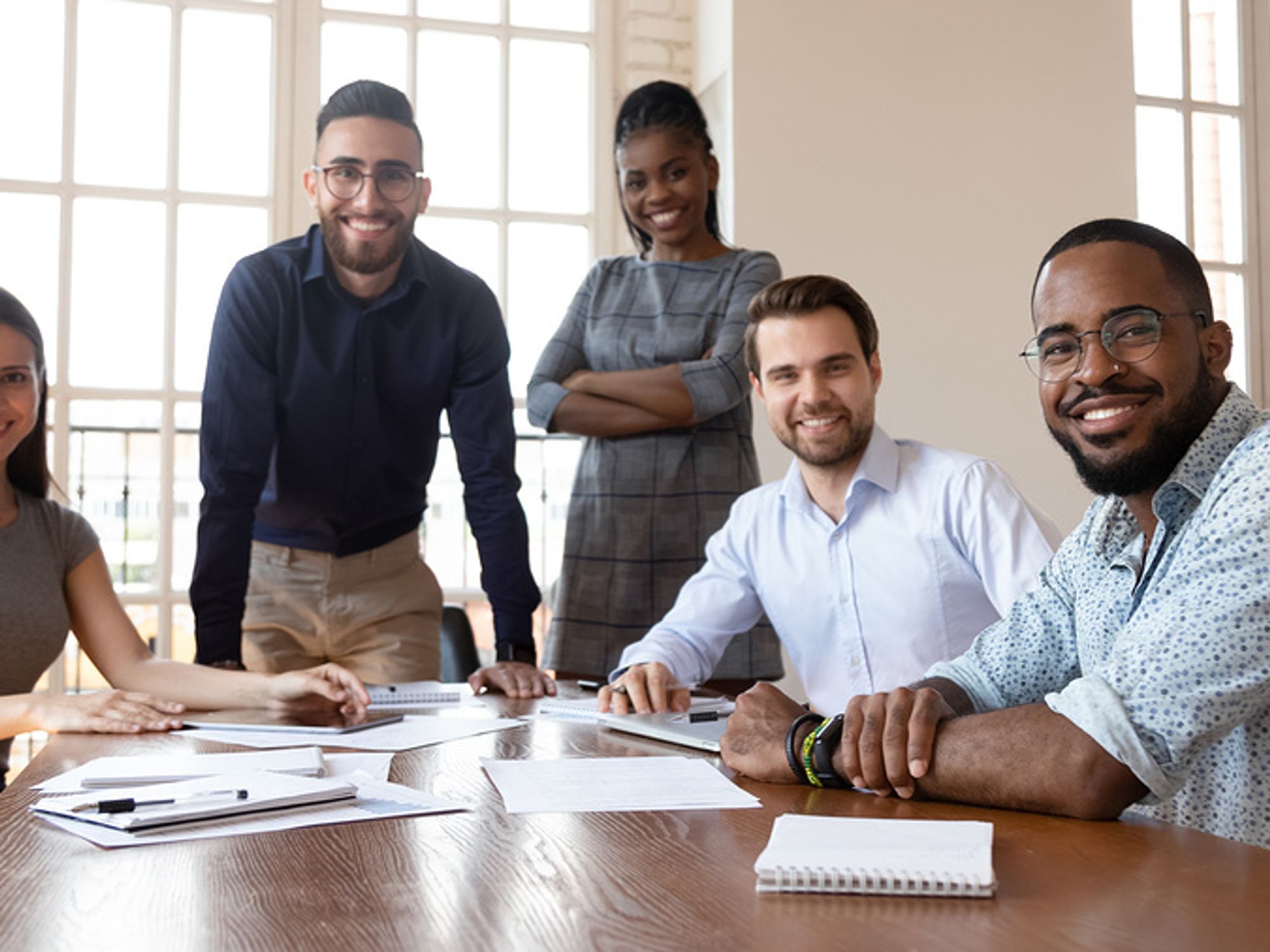 Professional sales team